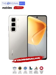 Infinix Hot 50 - 8GB RAM - 128GB Storage - PTA Approved - 12 Months Warranty - Grey - The Original Bro Mobiles - TOB29